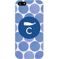 Kolekcija critter iPhone kućišta, točkice, plavi kita