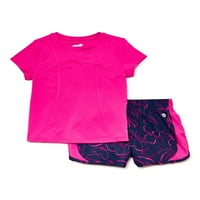 Set majica i kratkih hlača Avia Toddler Girls