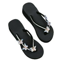Ženske sandale; ljetne japanke s debelim potpeticama; boemske Rimske cipele s otvorenim prstima; Ležerne sandale