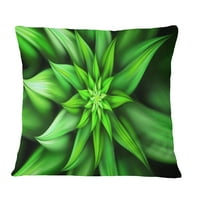 Dizajnerske latice egzotičnog zelenog cvijeća-cvjetni jastuk-18.18