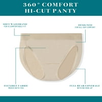 Vanity Fair Radiant Collection Comfort Comfort Hi-Cut gaćice, pakiranje, veličine S-5xl