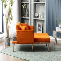 Aukfa Chaise Lounge stolica s jastucima - naglasak s osmanski