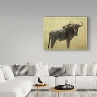 Zaštitni znak likovna umjetnost 'Wildebeest' platno umjetnost Jamesa W. Johnsona