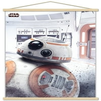 Ratovi zvijezda: Posljednji Jedi - am-Zidni plakat u drvenom magnetskom okviru, 22.37534