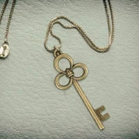 Prilagođeni pribor za ključeve, trajni brončani nakit za ključeve, ogrlice za narukvice