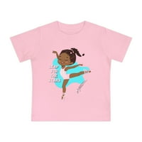 Crna dječja balerina majica kratkih rukava