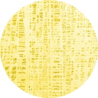 Tvrtka alt pere u stroju okrugle obične žute moderne unutarnje prostirke, promjera 5 inča