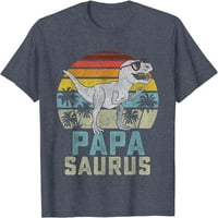 Papasaurus stablo želja Dinosaur Tata Saurus obiteljska majica koja odgovara