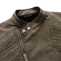 Leey-World Jean jakna muški jaknski jakni lagana ležerna proljetna proljetna jesen tanki bombarderski patentni