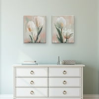 Umjetnička galerija remek -djela Tulip Duets I & II od studija Arts Canvas Art Print Set