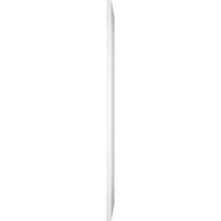 Ekena Millwork 18 W 49 H True Fit Pvc Horizontalni sloj Moderni stil Fiksni nosači, bijeli