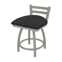 Barska stolica od 41118 inča. Rotirajući toaletni stolić s niskim naslonom i sjedalom od kositrenog čelika i grafita