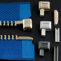 komplet alata za popravak metalnih patentnih zatvarača s otvorenim krajem za krojača koji Šiva zanatsku tkaninu