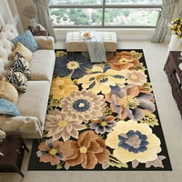 Šareno cvjetovi cvjetovi prostirke za dnevnu blagovaonicu Moderni cvjetni print tepih tepiha 5'3 6'7