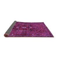 Tradicionalni pravokutni perzijski tepisi u ljubičastoj boji za prostore tvrtke, 2' 5'