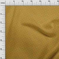 Jednobojna pamučna tkanina od batista s geometrijskim otiskom Sashiko širine dvorišta
