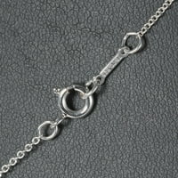 Autentificirana Rabljena ogrlica s otvorenim križem od srebra od srebra. Ženske