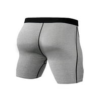 Muške jednobojne uske prozračne sportske kratke hlače koje se brzo suše