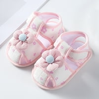 Sandale za djevojčice mekane cipele za malu djecu cipele za hodalicu za malu djecu šareno sretno cvijeće cipele