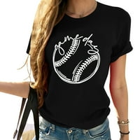 Dan igre bejzbol košulja Žene slatka mama softball majice smiješne gameyay bejzbol košulje kratkih rukava