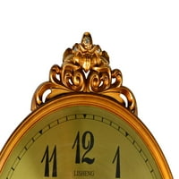 Zidni sat od 23 u vintage stilu s smeđim i zlatnim pendelom od 9925