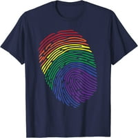 Stablo Zastava LGBT otisak prsta ponosan