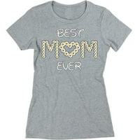 Majica s printom najbolja mama na svijetu, poklon za Majčin dan, boja bijela, mala
