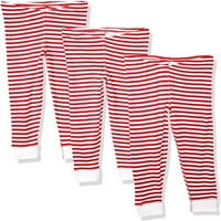 Dječje pidžama hlače za djevojčice u rebrima