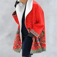Hunpta žensko modno zimsko dugi rukavi otvorena kardigan boja ležerna vuna kaput jakne dame tople vitke duge kaputa
