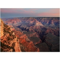 Zaštitni znak Fine Art Grand Canyon Sunrise Canvas Art by Pierre Leclerc