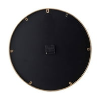 Moderni minimalistički 20-inčni okrugli Zlatni zidni sat i ogledalo