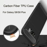 Futrola za mobitel od TPU-a s crnim teksturama od karbonskih vlakana