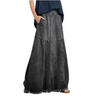 Ženska kaubojska udobna rastezljiva suknja Plus Size a-list za zabave na rasprodaji