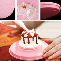 Prosportov okrugli prehrambeni rotirajući torti za tortu za pečenje tanjur za dekor