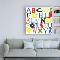 Zaštitni znak likovne umjetnosti slova za dječju sobu, dječja umjetnost na platnu Megan Meagher