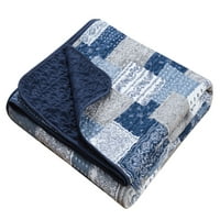 Elegantni home viona reverzibilni prekrivač za pokrivač postavljen utisnuti krevet u torbi