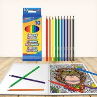 Unaprijed izoštrene olovke u boji od 10 do 7