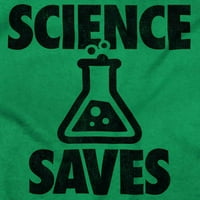 Znanost spašava Štreberskog geek znanstvenika majica s kapuljačom za žene i muškarce od 9 do 3