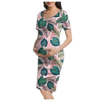 Identični Setovi za žene Ženska odjeća za trudnice mama moda za trudnice sjajni pokloni za mame ružičasta