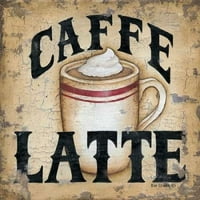 CAFFE latte Poster tisak Kim Lewis
