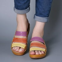 B91xz sandale za žene odjevene ljetne sandale debele žene u slobodno vrijeme prozračne cipele na otvorenom casual