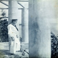 Dan: Meinard Bijela, 1914. Portret Meinarda Bijelog U Mornarskom Odijelu. Fotografija dana F. Hollanda, 1914.