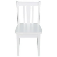 Dječje stolice u bijeloj boji - set od 2