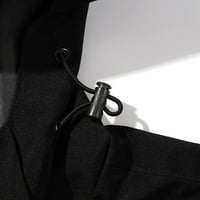Jakna s džepovima i džepovima, svjetleća Muška jakna otporna na vjetar s patentnim zatvaračem s kapuljačom, vodootporna