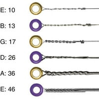 Chromacast maksimalno održavanje električnih gitarskih žica srednjeg svjetla, 8-pack