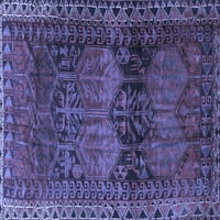 Tvrtka alt pere u stroju pravokutne tradicionalne perzijske plave prostirke za unutarnje prostore, 2' 3'