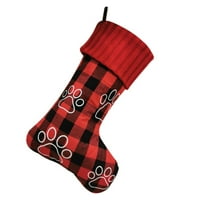 Viseće staklene kuglice ukrasne božićne dječje čarape model vrećice za slatkiše privjesak Od pamučne vrećice za