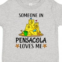 Divan poklon za nekoga u Pensacoli netko u Pensacoli me voli na odmor na plaži majica za dječaka ili djevojčicu
