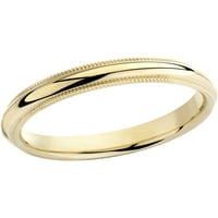Ženski zaručnički prsten od žutog zlata od 14 karata