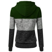 Bdfzl novi trendovski kaput za žene trendovi ženske kapusne kapuljače za patchwork majice dame na kapuljača pulover